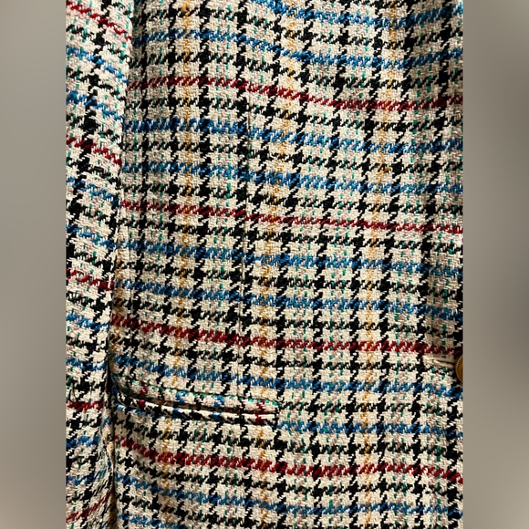 Vintage Dior Women's plaid tweed Blazer - Picture 14 of 15
